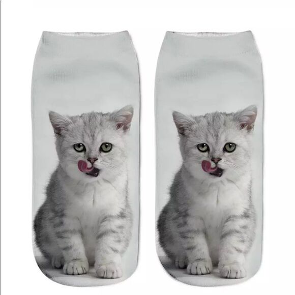 MEOW YOU! Kitten Socks - 5 pairs - Picture 4 of 6